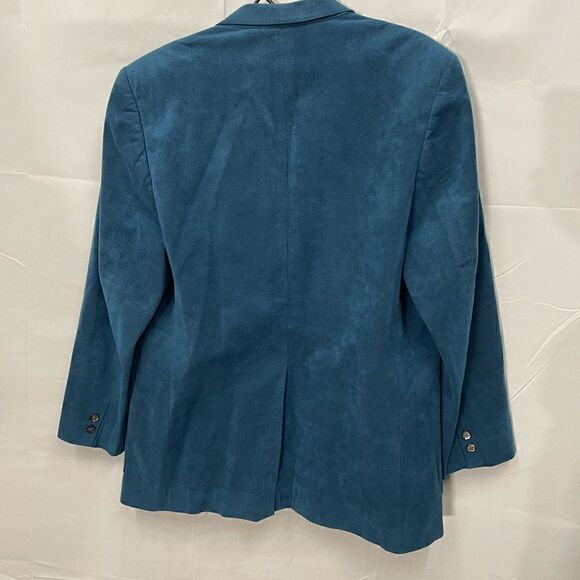 Bijou Vintage Blue Suede Blazer - Picture 3 of 4